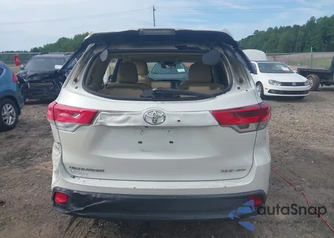 2018 Toyota Highlander Xle from USA, damaged, VIN 5TDJZRFH1JS544596